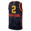 Maillot Basket Homme Oklahoma City Thunder Shai Gilgeous-Alexander 2023-24 Nike City Edition Noir Swingman
